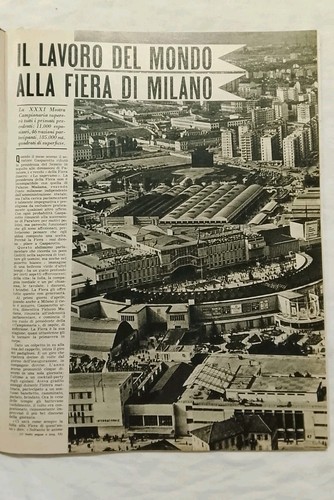 Fiera milano pianta mappa - milano,