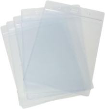 10 X Verticale A6 Porta Badge
