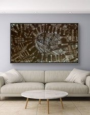 Quadro astratto dipinto - astratto,