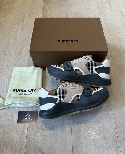 Burberry ramsey trainer beige - burberry,