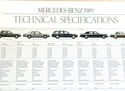 1989 mercedes benz germany - 1989,