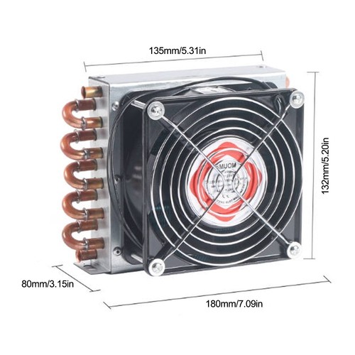 Condensatore 180 132 120fan - condensatore, 180*80*132+120fan