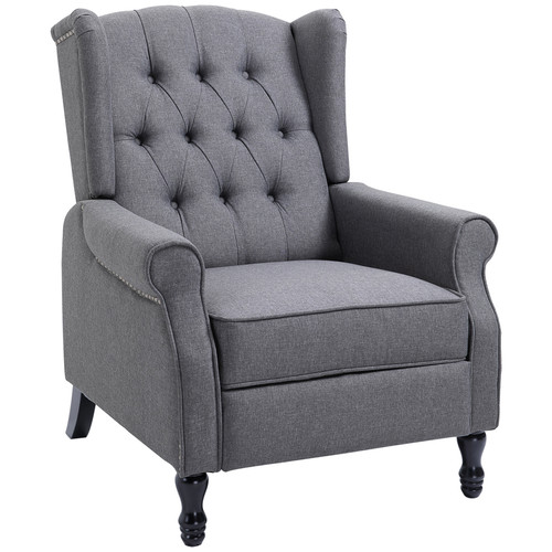 Poltrona reclinabile grigio - poltrona,