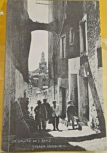 Antica cartolina saluto da - antica,