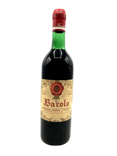 Vintage barolo 1967 - vintage, rosso