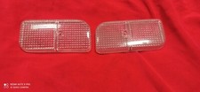 COPPIA RENAULT 4 R4 FANALE FANALINO PLASTICHE FRECCE ANTERIORI TRASPARENTI NUOVE
