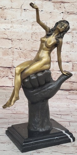 Bronzo scultura sexy femmina - bronzo,