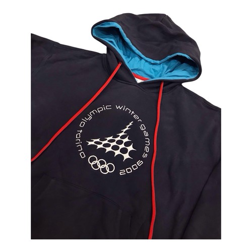 Felpa con cappuccio grande - , blu