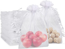 50 Pezzi Sacchetti Organza 25