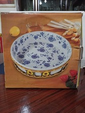 vassoio rotondo in ceramica e