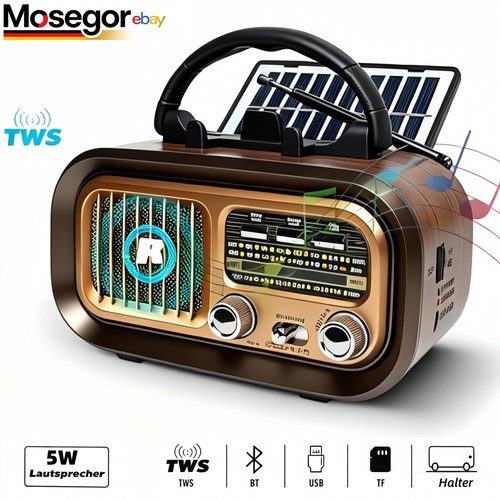 Radio retrò bluetooth - radio,