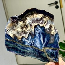 283G Fetta di Fluorite Piuma