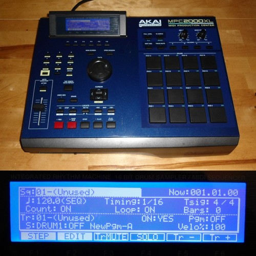 Akai mpc 2000xl blu con - mpc,