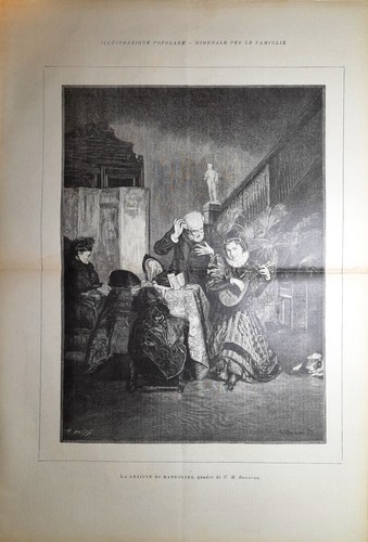 Stampa antica lezione - stampa, di