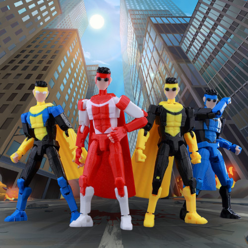 Printed invincible 0 - 3d,