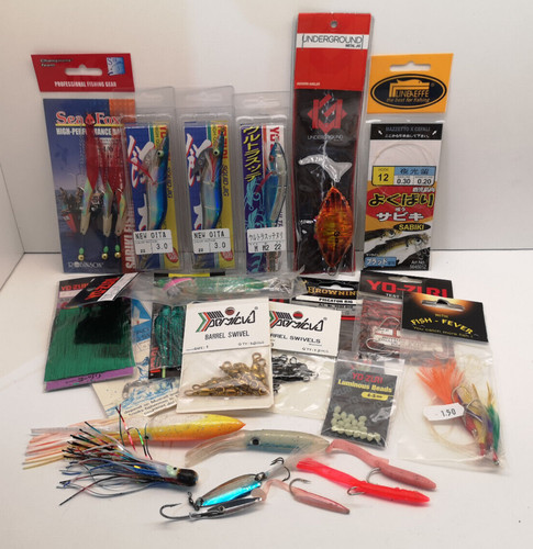 Lotto stock materiale pesca - lotto, da