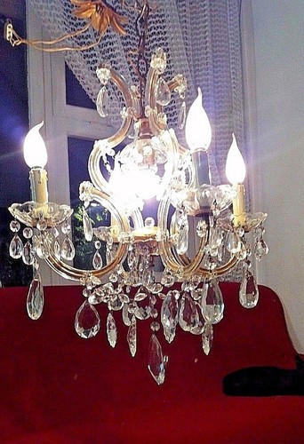 Lampadario epoca maria - d'epoca,