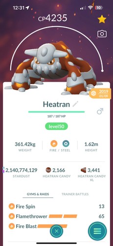 Pokemon livello heatran 3 - pokemon,