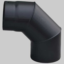 Curva chiusa nero opaco - curva, 90°