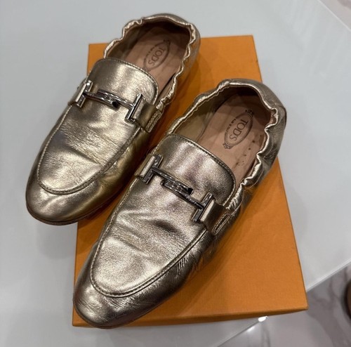 Mocassini tod oro doppia t - tod's,