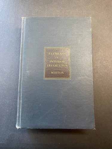 1937 elements of interior - of,