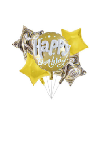 Set palloncini mylar happy - mylar,