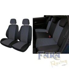 CORA 129857 Kit Coprisedili completo Nero/Grigio x PEUGEOT 206 /206 CC 98>