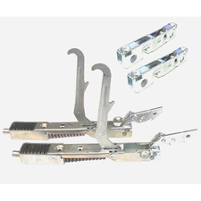 Nardi  coppia cerniere porta forno maxi mm. 195 x 20 sportello molle complete