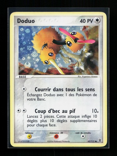 Carte pokémon doduo 112 - pokémon,