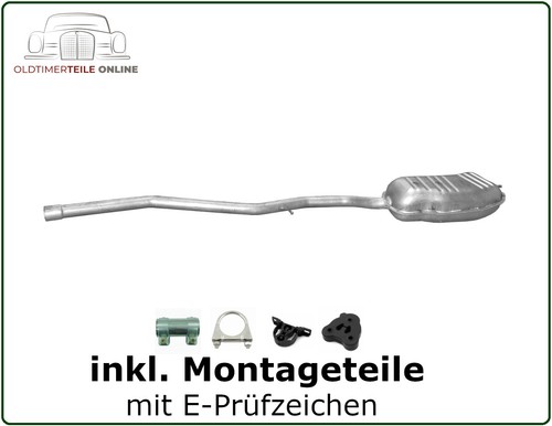 Silenziatore per bmw e46 - bmw,