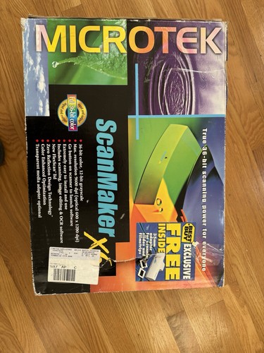 Vintage nos microtek - microtek, scanmaker