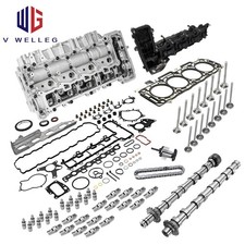 KIT TESTATA CILINDRO MOTORE NUDA + VALVOLE E GUARNIZIONI TESTA PER PEUGEOT 2.0 hdi DW10