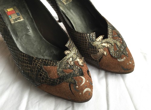 Scarpe donna con - , pelle