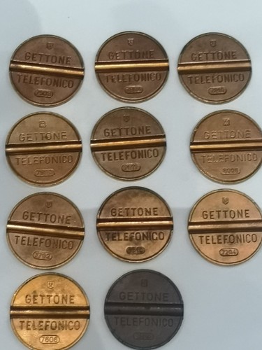 Gettoni telefonici vari anni - gettoni,