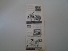 advertising Pubblicità 1967 GELOSO REGISTRATORE G 600/RADIO G 16/201/TELEVISORE