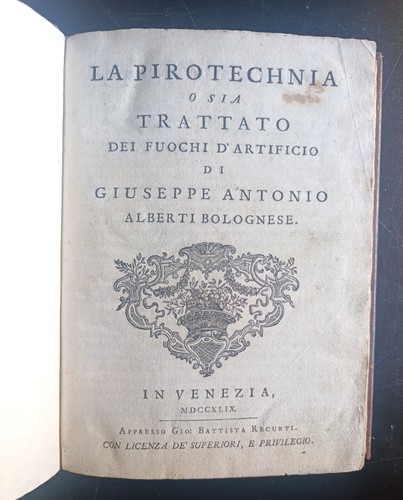 1749 pirotechnia sia - 1749, la