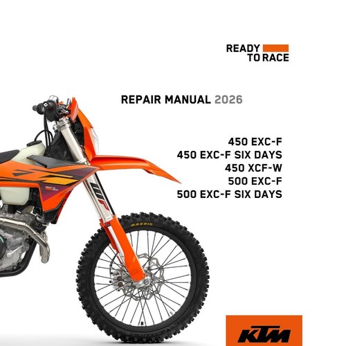 Ktm 500 exc 2026 manuale - 500, di