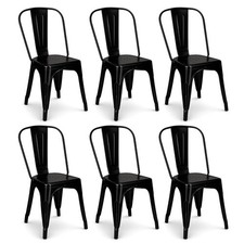 6 Sedie in Metallo Industry