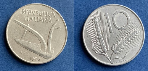 Lire spighe moneta del - lire,