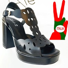 SANDALI DONNA 35 TACCO  pelle