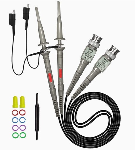Sonda oscilloscopio 100mhz - 2x,
