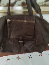 Anna F. Borsa in pelle Marrone molto morbida misure Circa 38x28