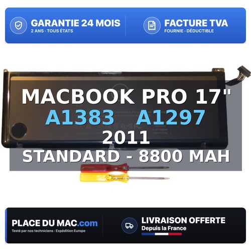 Batterie pour macbook - batterie,