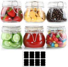 Set Di 6 Barattoli Vetro