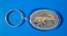 Portachiavi Fiat 595 Abarth  Vintage 