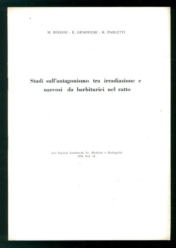 Studi antagonismo tra - antagonismo,