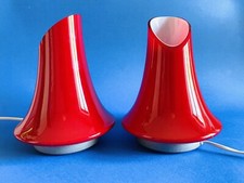 ? VISTOSI set 2 lampade vintage in vetro di Murano incamiciato anni 90