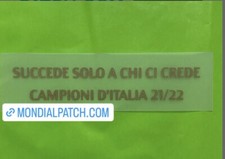 Toppa patch Succede Solo A Chi Ci Crede Milan 2021 2022 Ufficiale