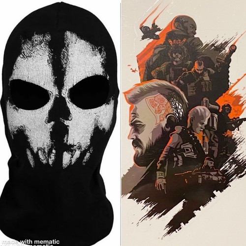 Balaclava logan ghost adulto - logan,