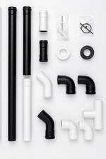 Tubo aria calda per stufe a